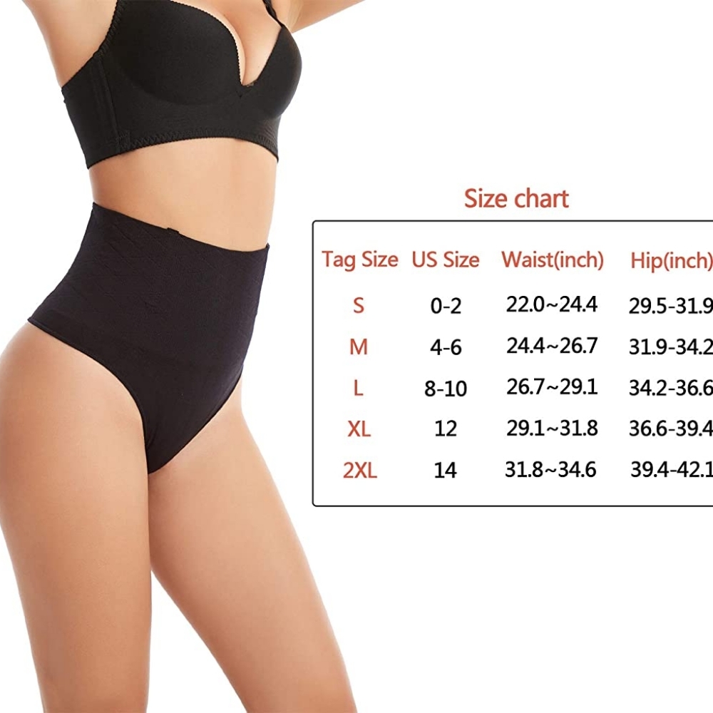 Seamless Tummy Control Thong Shapewear Shaping Panties Body Shaper - Picture 2 of 9